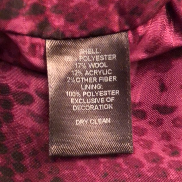 White House Black market WHBM, black white silver tweed skirt size 12 - Picture 5 of 5